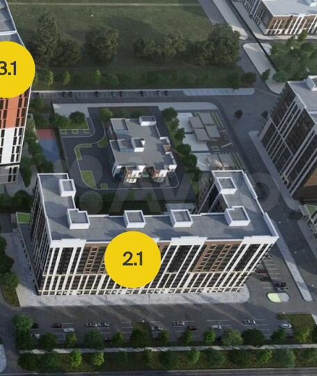 2-к. квартира, 56,7 м², 9/12 эт.