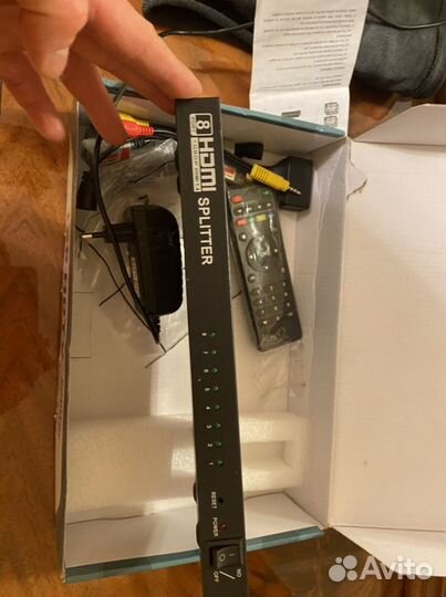 TV приставка splitter на 8 каналов