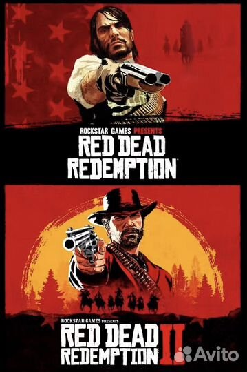 Red Dead Redemption 1 & 2 Bundle xbox ONE XS ключ