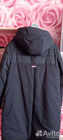Пуховик женский новый 48 50 длинный