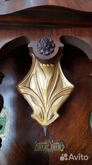 Настенные часы с боем. Gustav Becker