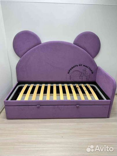 Детская кровать с мягким бортиком