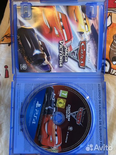 Игра Cars Тачки 3 Playstation 4 и 5