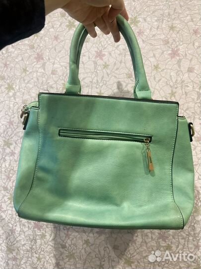 Сумка бирюзовая в идеальном состоянии