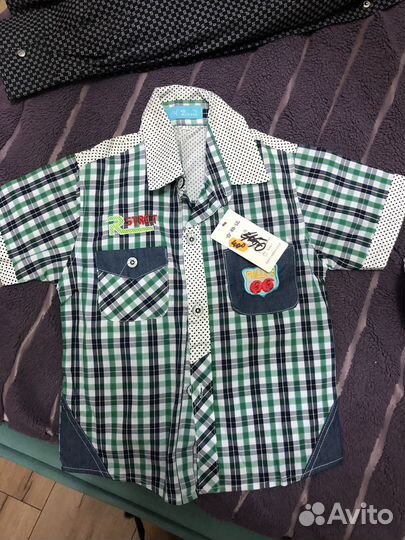 Рубашка на мальчика 104