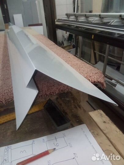 Конёк, ветровая планка и тд