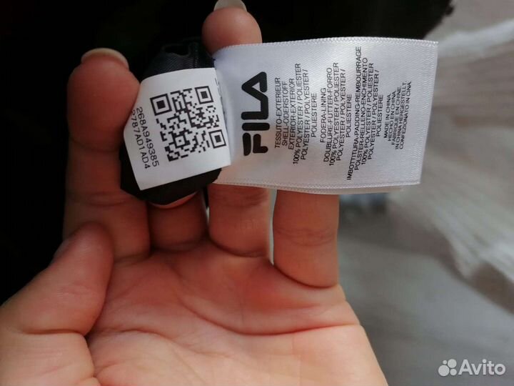 Куртка-бомбер светоотражающая fila оригинальная