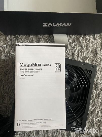 Блок питания 600w zalman