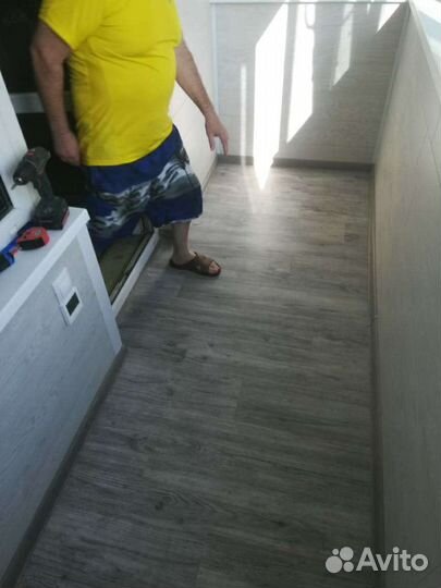 Ремонт /отделка/остекление балконов лоджий окна