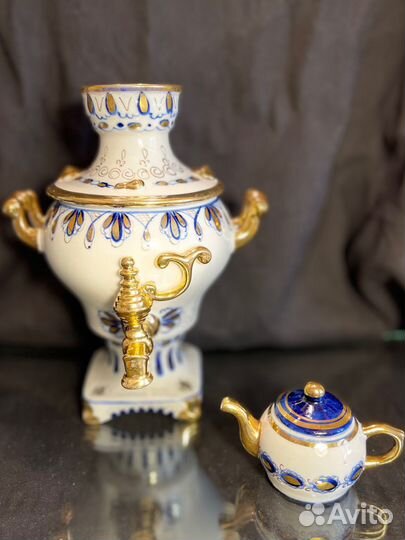 Самовар гжель