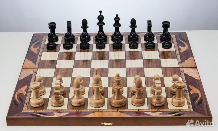 Шахматы, шашки, нарды 3 в1