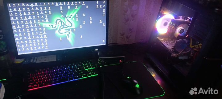 Игровой компьютер в сборе