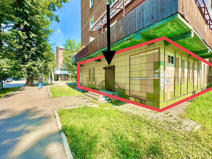 Первый этаж, Отдельный вход, 68 м²