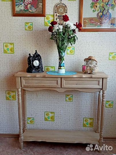 Консоль из массива дуба