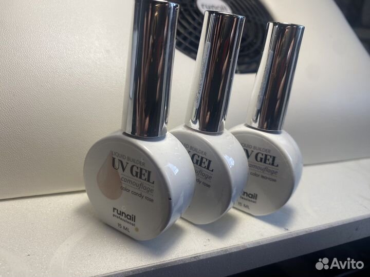 Жидкий гель, цветные базы под гель лак