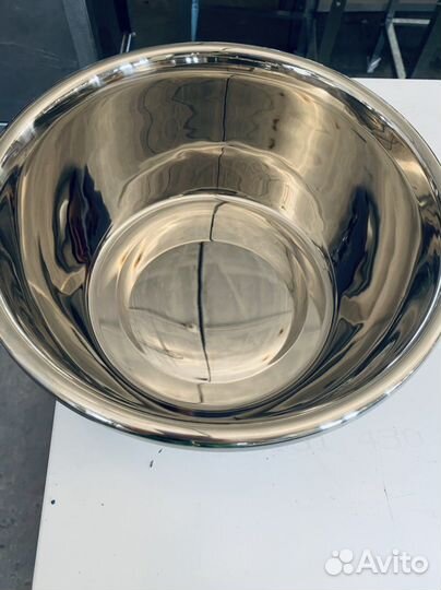 Тазы из нержавейки разного диаметра