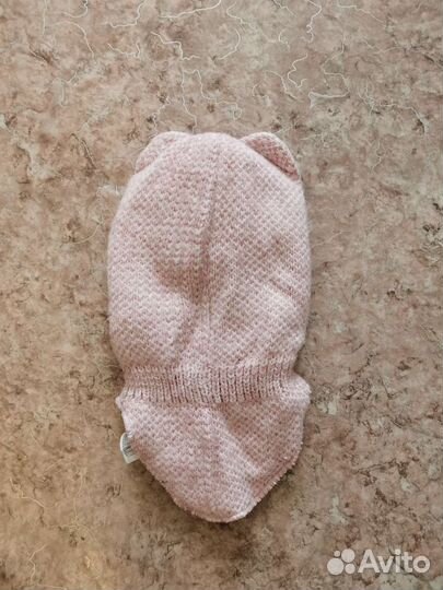 Шапка шлем baby go 46-48 зима