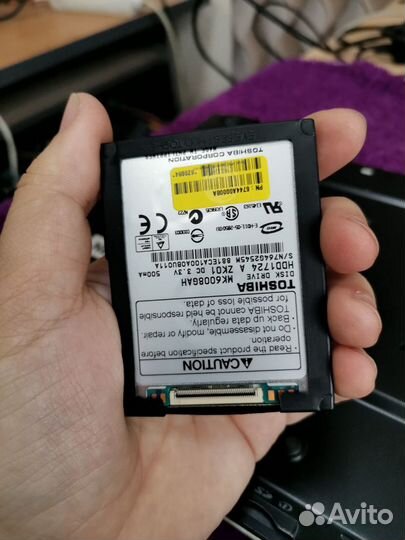 1.8 zif hdd Toshiba 60G Смарт ок, в отс