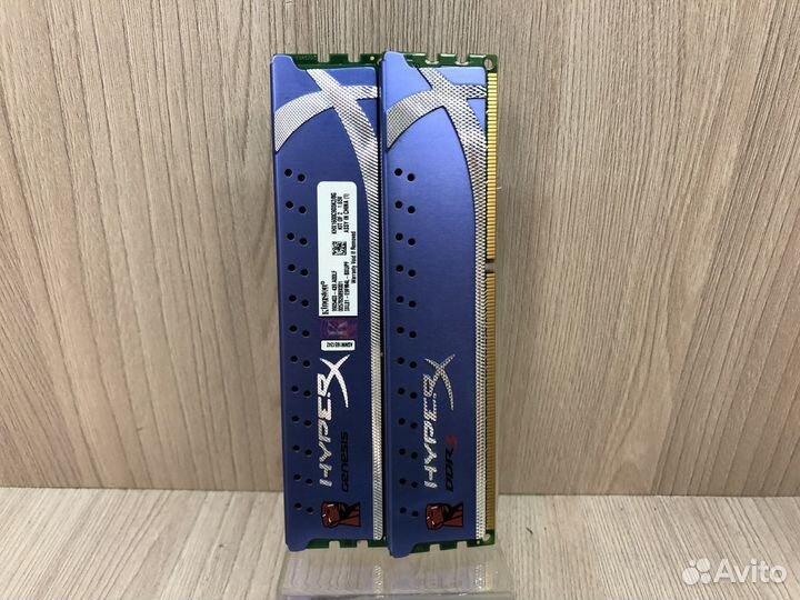 Память Kingston HyperX Blu 8GB (4GBx2) 1600MHz