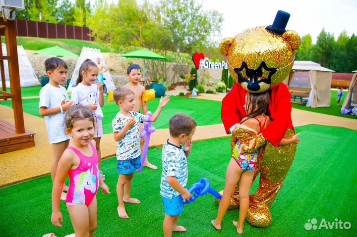 Поздравление от мишки и зайки