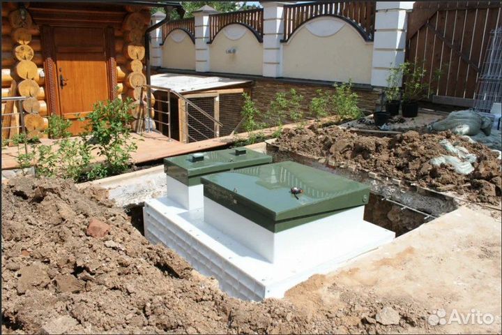 Установка септика под ключ / Монтаж септика