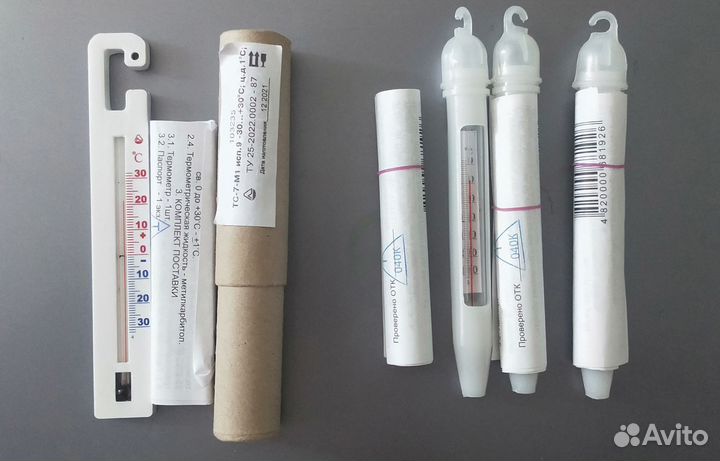 Термометр стеклянный для холодильника