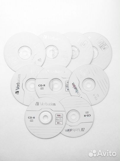 Verbatim Диски для записи CD-R, 700 мб, 9 шт