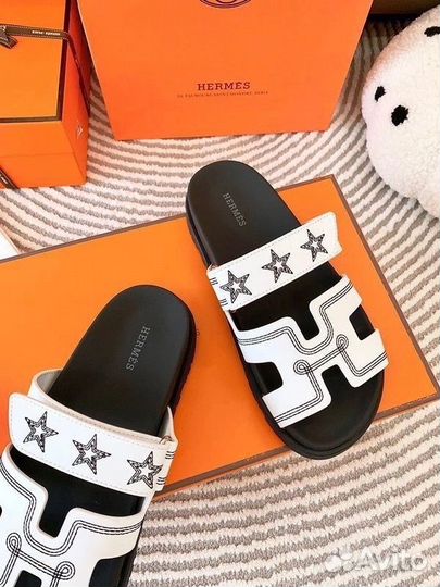 Шипры hermes черные и белые 35,36,37,38,39