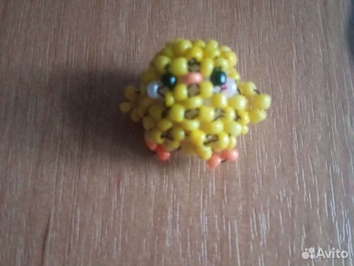 Цыпа из бисера Амигуруми