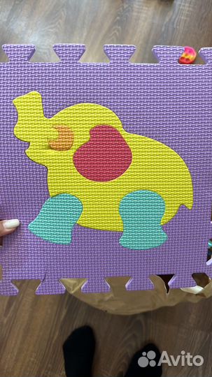 Мягкий коврик пазл