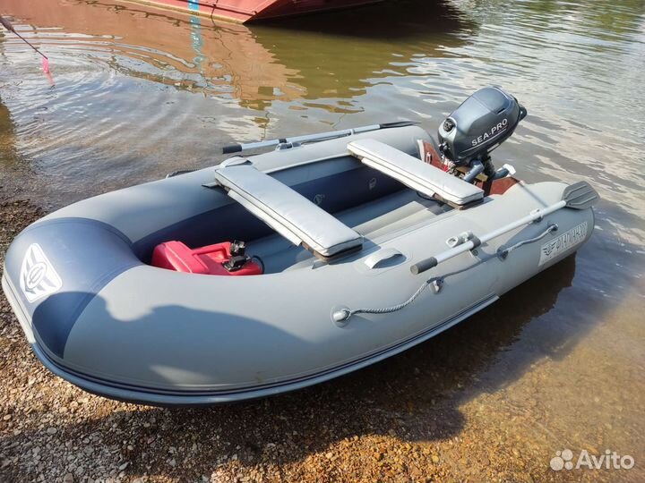Комплект Лодка Флагман 300 нднд мотор seapro6 4т