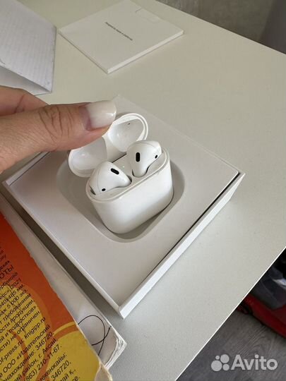 Беспроводные наушники apple airpods 2 оригинал
