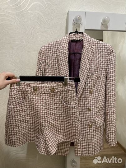 Костюм твидовый