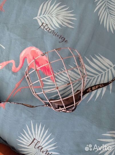 Маска на хоккейный шлем