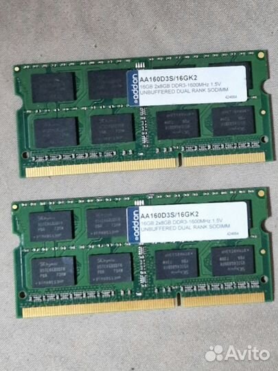 I3-330M i5-2450M 16gb- ddr3 sodimm