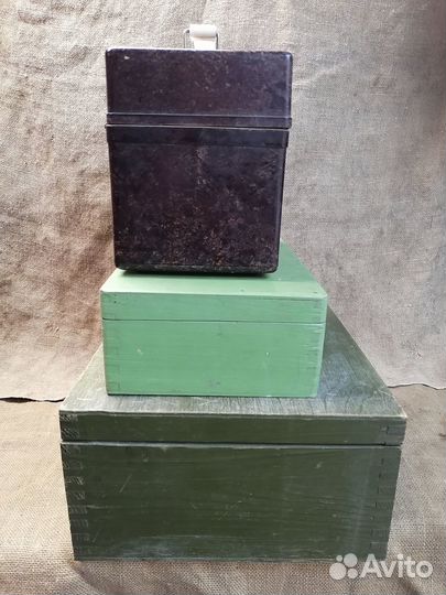 Ящик армейский СССР, бакелит, дерево
