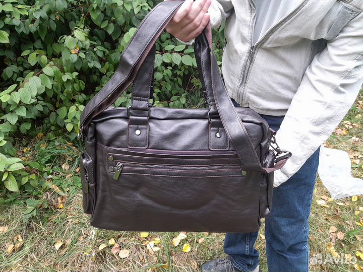 Сумка мужская кожаная