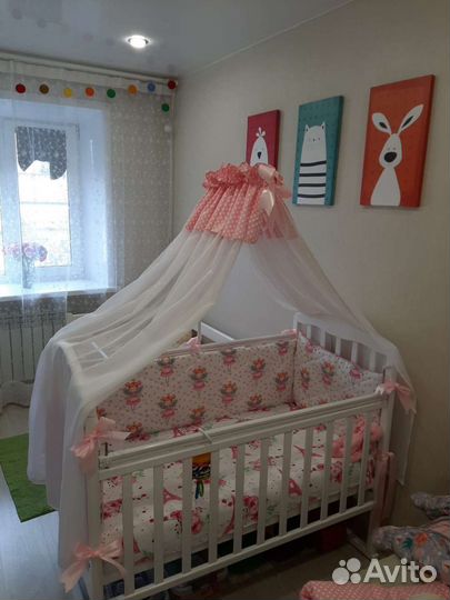 Комплект белья в кроватку с одеялком