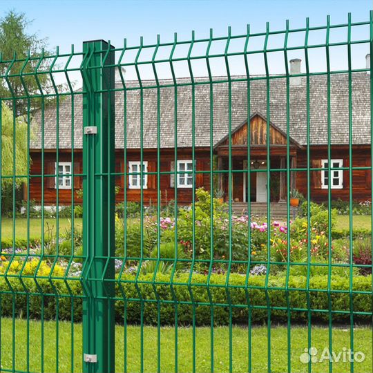 Производство сетки забора 3Д