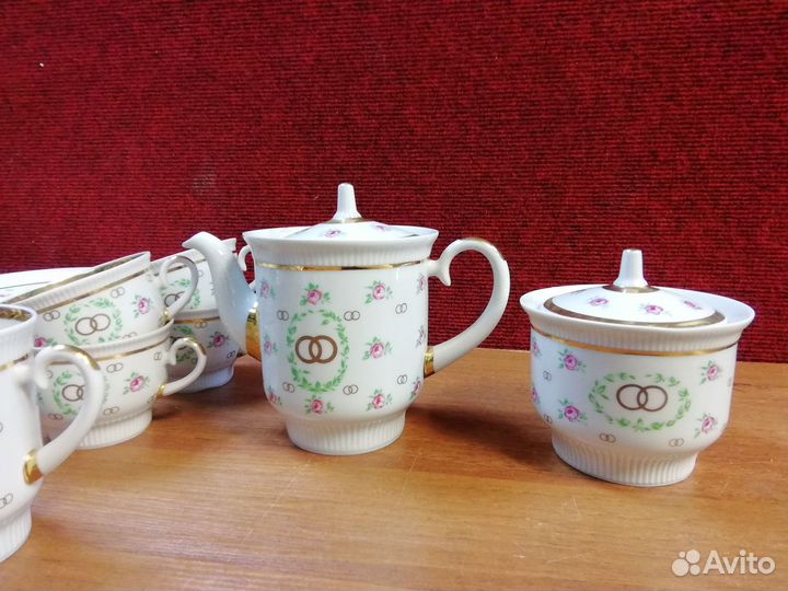 Чайный сервиз Свадебный лфз СССР