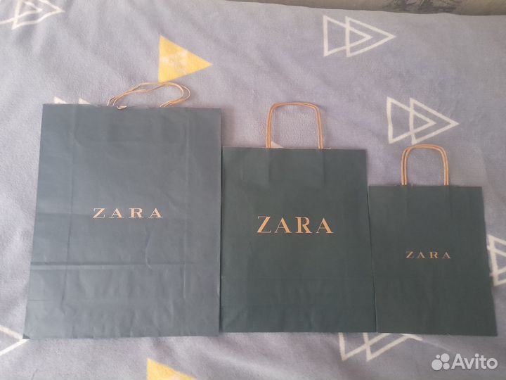 Брендовые пакеты zara