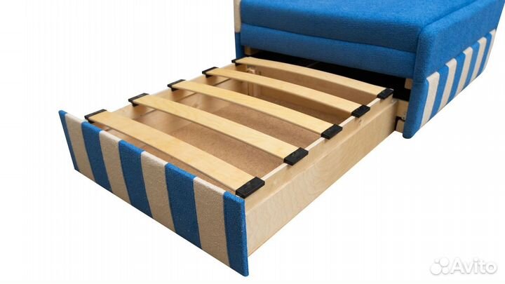 Диван-кровать детский выкатной, цвет салатовый