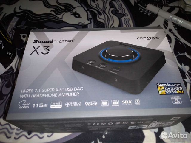 Звуковая карта Creative Sound Blaster X3 купить в Томске | Электроника ...