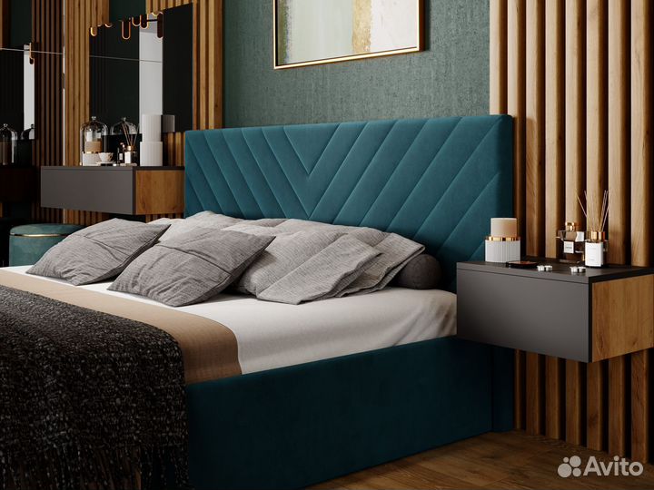 Кровать двухспальная 160х200 Милана