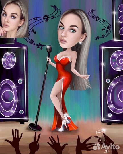 Шаржи, портреты на заказ