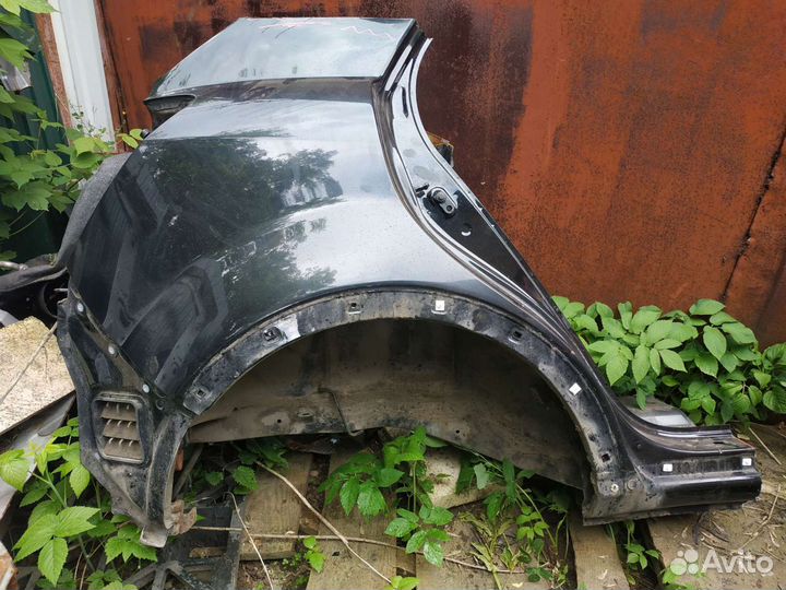 Четверть задняя правая чёрная Ssang Yong Actyon 2