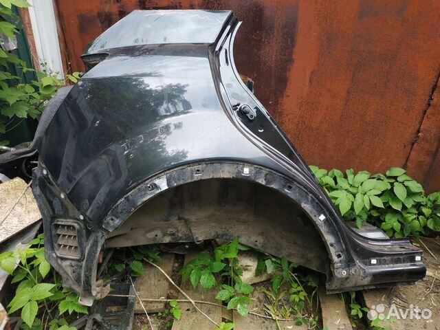 Четверть задняя правая чёрная Ssang Yong Actyon 2