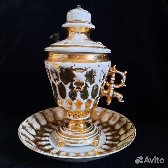 Самовар фарфоровый т-ва Кузнецова Д.Ф