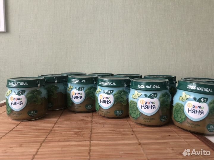 Пюре фрутоняня брокколи