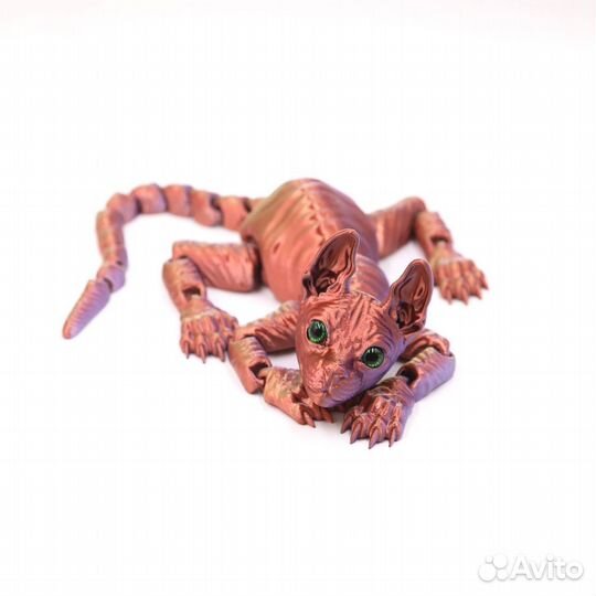 Сфинкс подвижный котик 3D печать